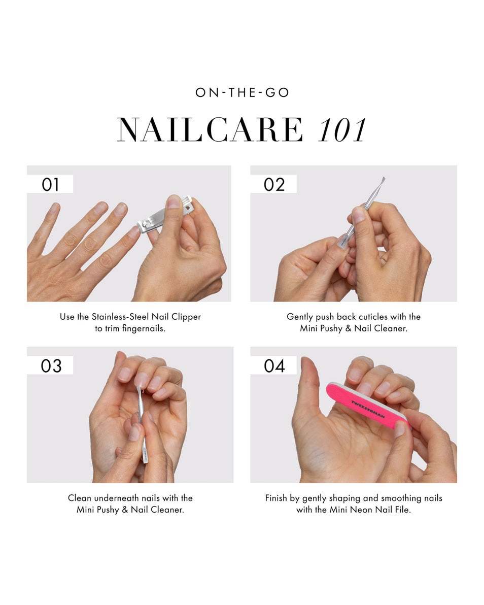 TWEEZERMAN Beautytools Kit de secours pour ongles néon 1 ST 4