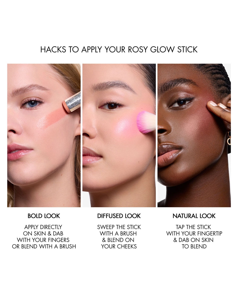 DIOR BACKSTAGE Rosy Glow Stick - Radiance Blush Blush stick éclat et couleur activée par le pH 001 PINK 4