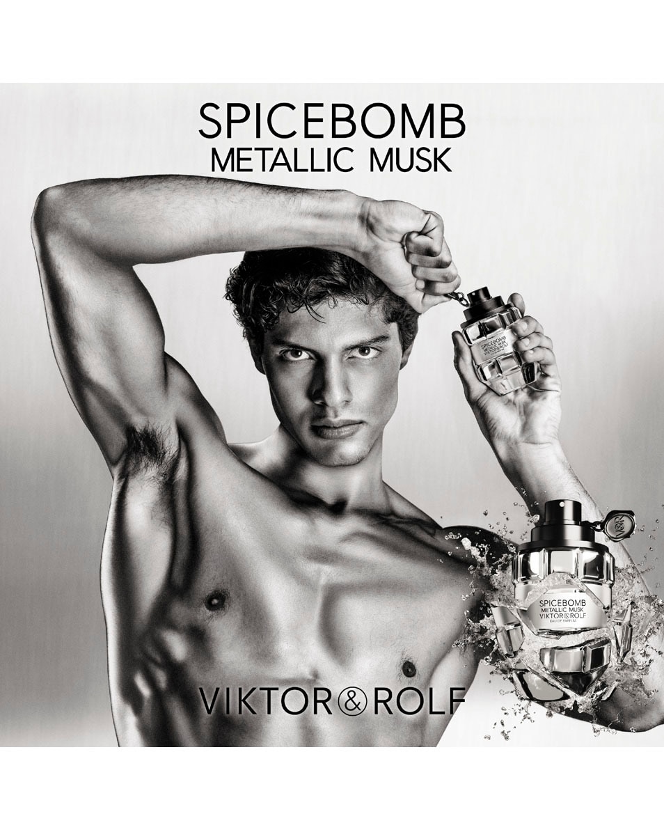 VIKTOR & ROLF Spciebomb Metallic Musk Eau De Parfum - Parfum Pour Homme Ambré 90 ML 4