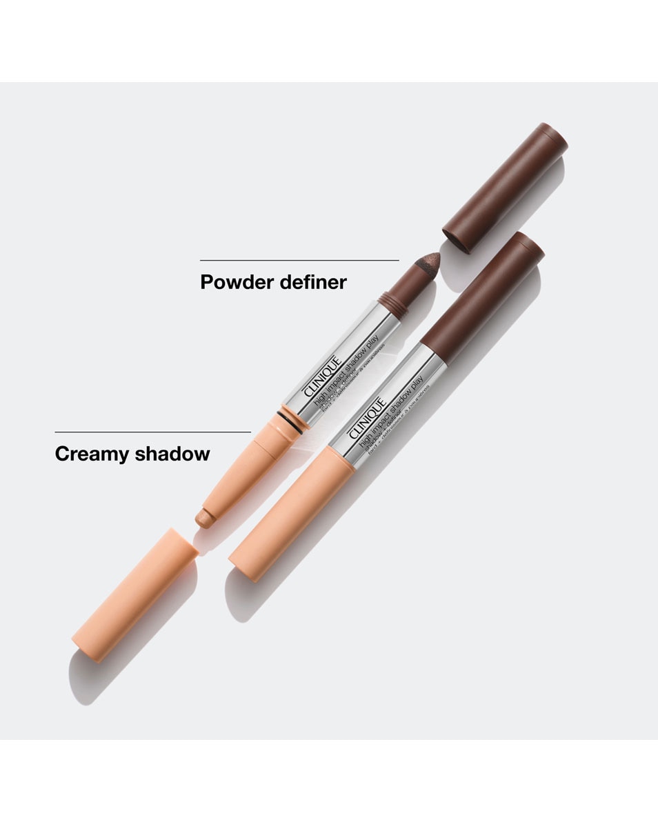 CLINIQUE High Impact Shadow Play Fard paupi res PNK HONEY & BLACK HONEY 4