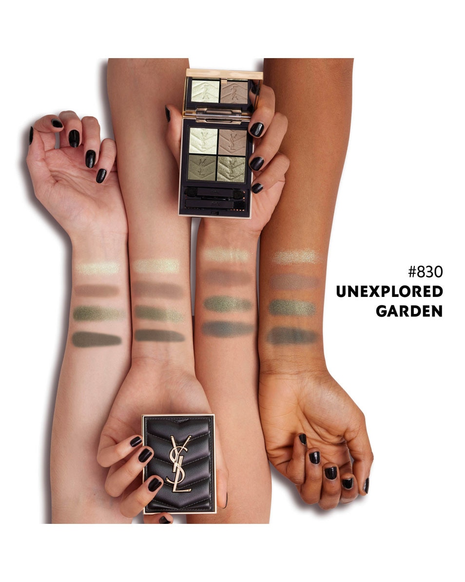 YVES SAINT LAURENT Couture Mini Clutch Palette De Fards à Paupières Unexplored Garden 4
