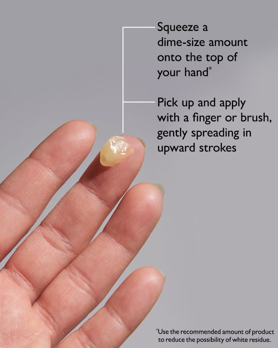 Gel raffermissant temporaire pour le visage