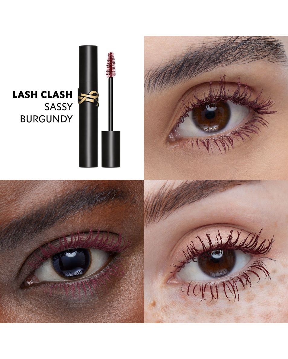 YVES SAINT LAURENT Lash Clash Mascara Sassy Burgundy 4