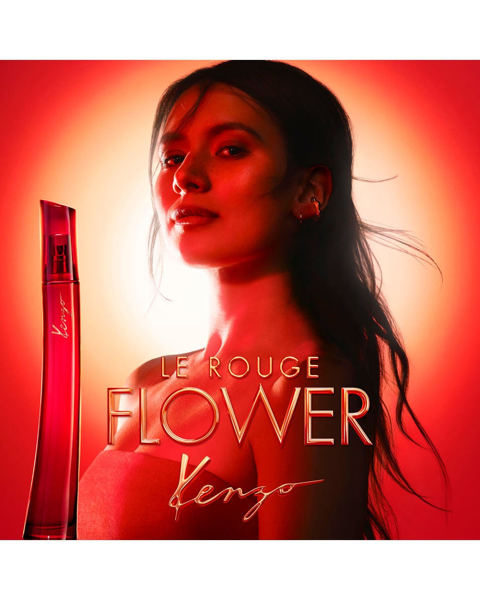 KENZO LE ROUGE FLOWER BY KENZO EAU DE PARFUM 100 ML 4