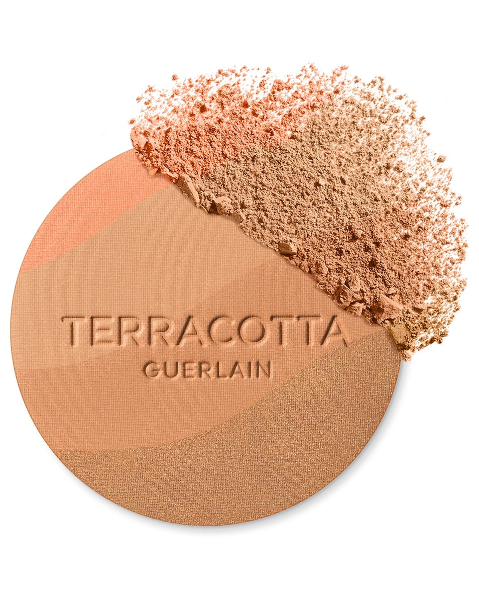 GUERLAIN TERRACOTTA Golden Dunes La Poudre Éclat Bonne Mine Naturelle Édition Limitée Moyen Doré 4