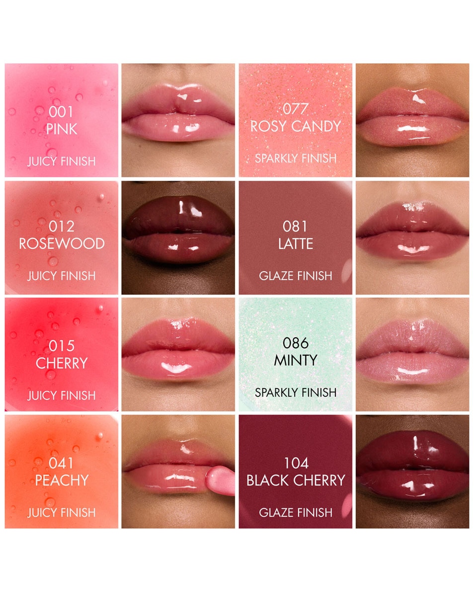 DIOR Dior Addict Lip Glow Oil Huile à lèvres hydratante 24h - 3 finis ultra-brillants 077 Rosy Candy - Sparkly 4