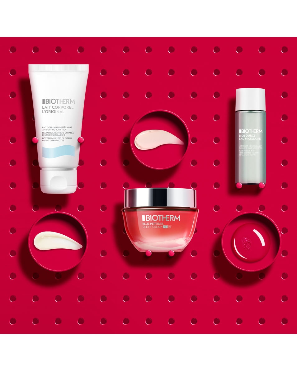 BIOTHERM Blue Peptides Skin Fitness Set Pour Femmes: TIGHT IT NOW OR NEVER – BLUE PEPTIDES UPLIFT SPF 30 SET, Routine Anti-Âge Complète 1 ST 4