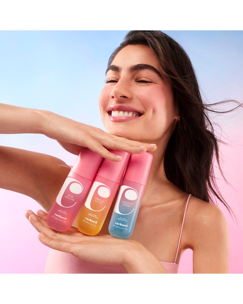 CACHAREL Yummy Flowers Rose Mallow Brume Parfumée Pour Le Corps 100 ML 4