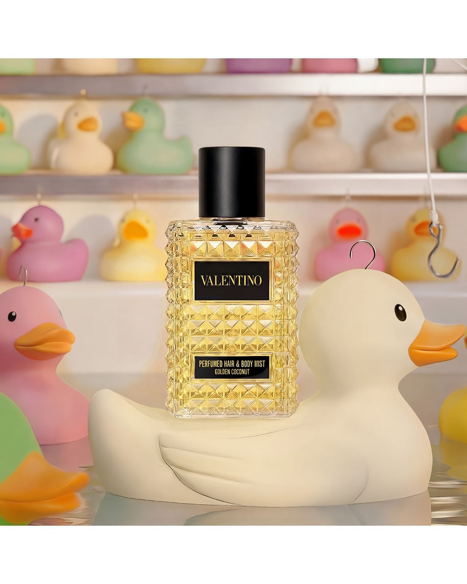 VALENTINO Born in Roma Golden Coconut Hair And Body Mist – Parfum Floral À La Noix De Coco Pour Femmes 100 ML 4