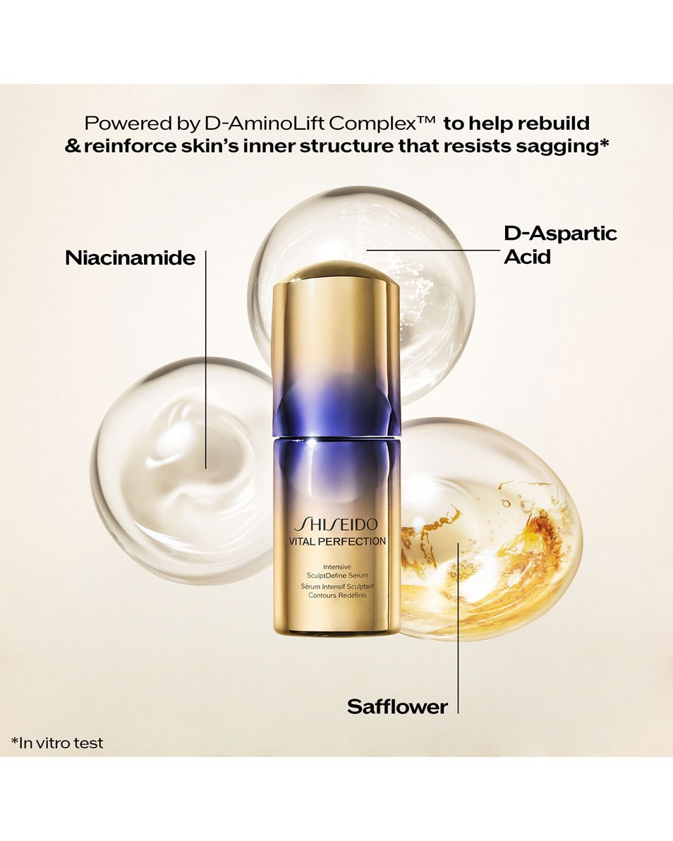 SHISEIDO Vital Perfection Sérum Intensif Sculptant Contours Redéfinis 40 ML 4