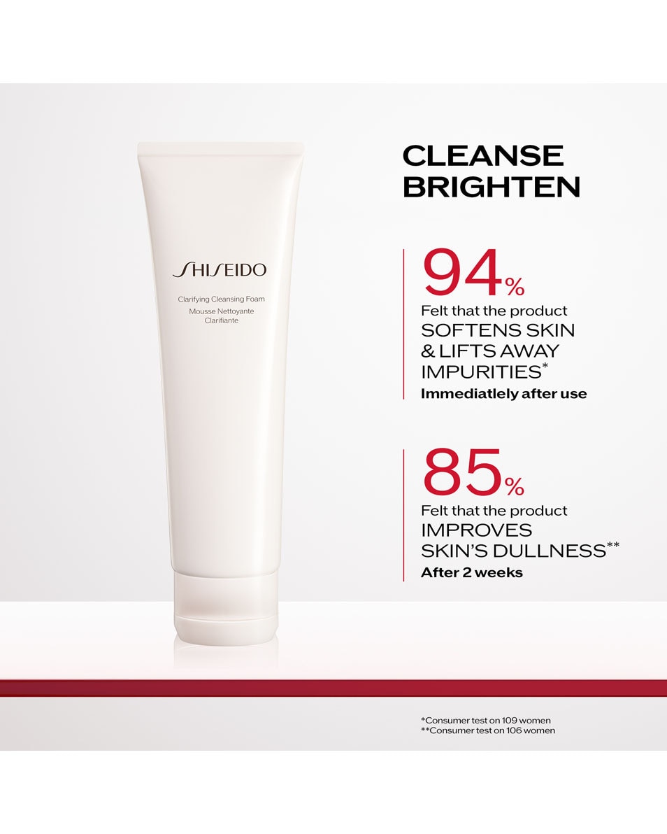 SHISEIDO Daily Essentials Mousse Nettoyante Clarifiante 125 ML 4