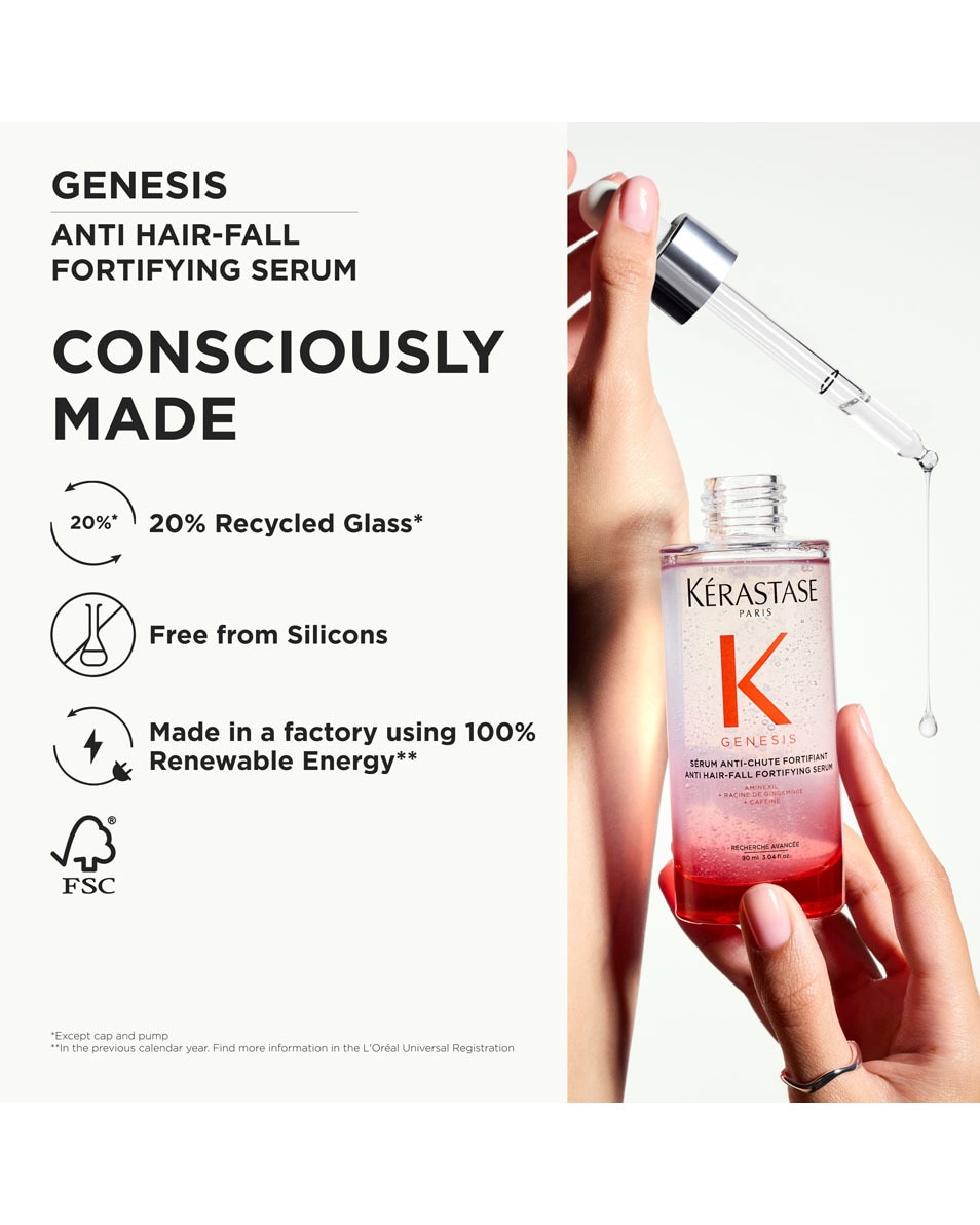 KÉRASTASE Genesis Sérum Anti-Chute Fortifiant Sérum pour cheveux fins & fragiles sujets à la chute 90 ML
