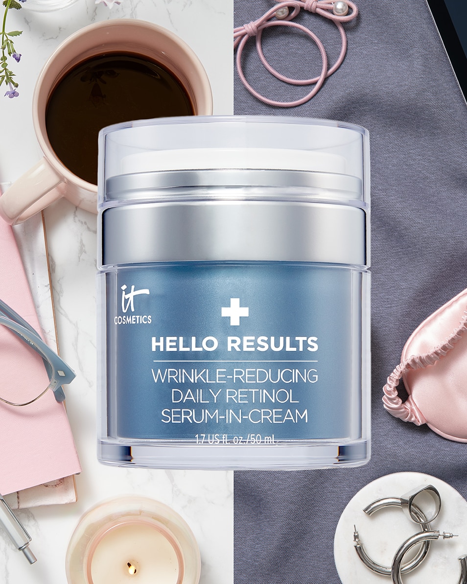 IT COSMETICS HELLO RESULTS RETINOL SERUM-IN-CREAM CREME DE JOUR ANTI AGE 50 ML 5