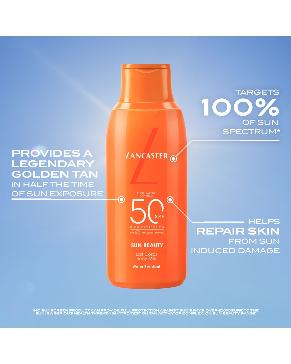 LANCASTER Sun Beauty Lait Corps SPF30 175 ML 5