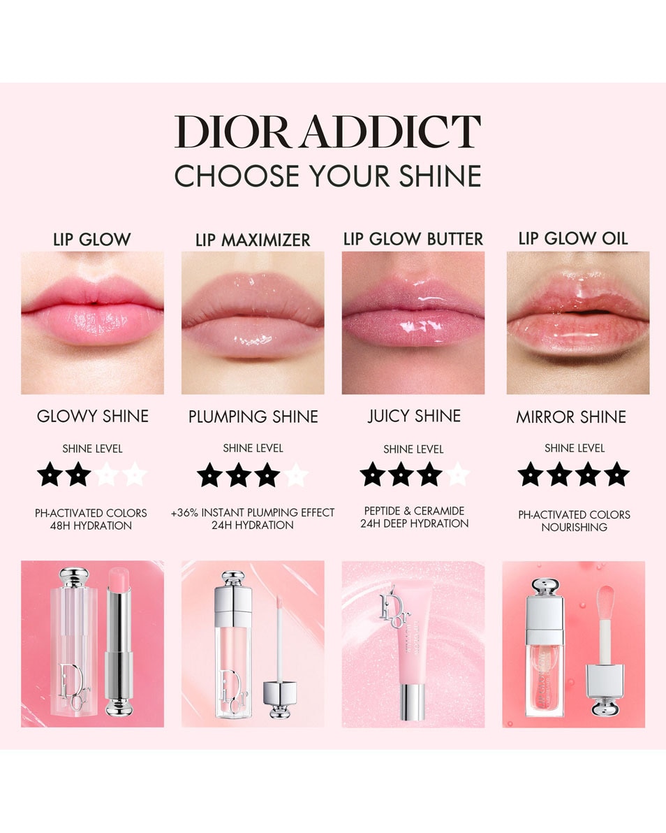 DIOR DIOR ADDICT ROUGE À LÈVRES BRILLANT 628 Pink Bow 5