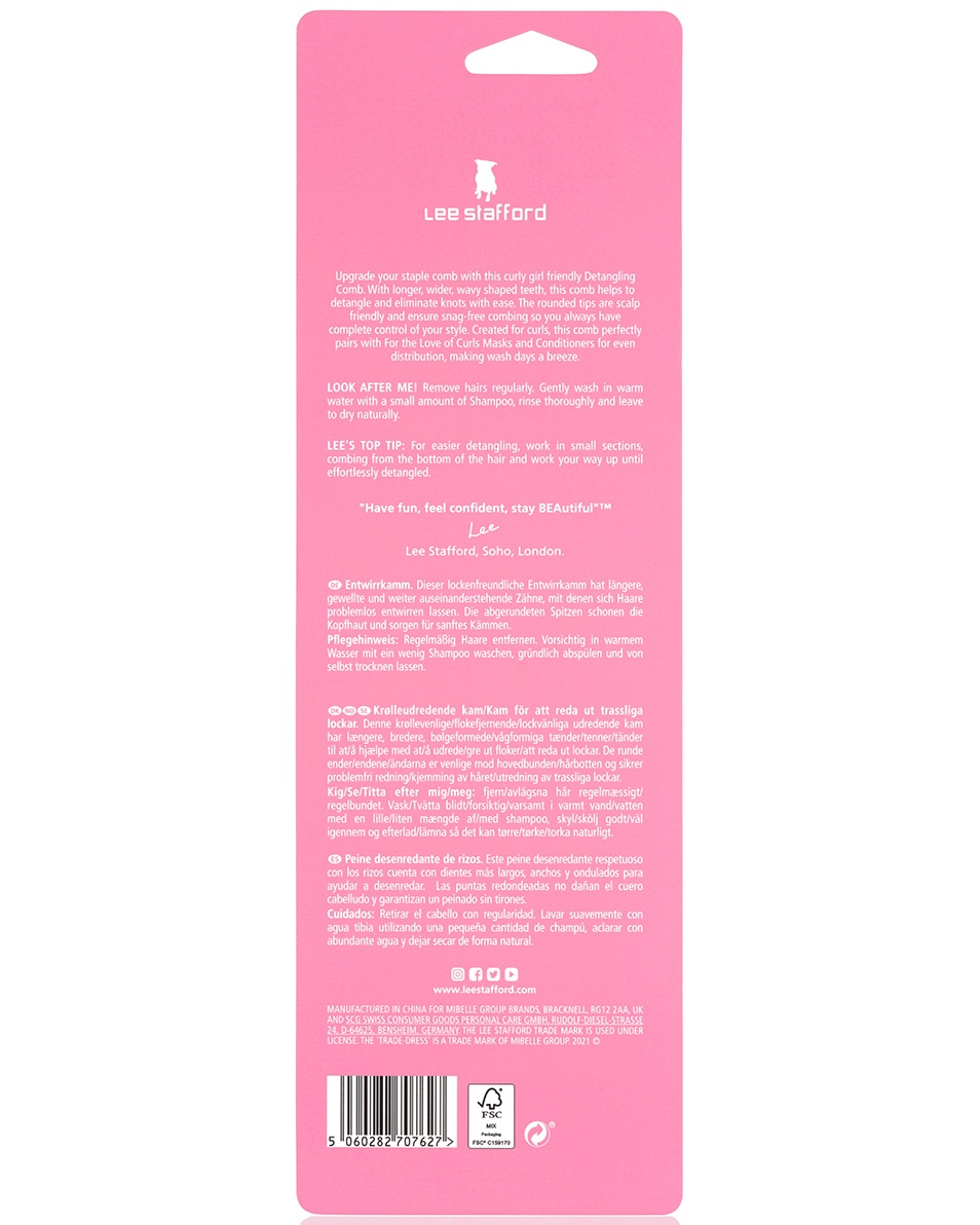 CURL DETANGLING COMB