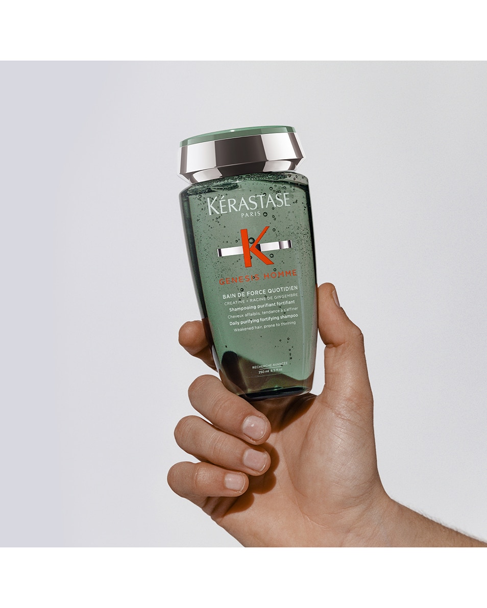 KÉRASTASE GENESIS HOMME - BAIN DE FORCE QUOTIDIEN SHAMPOOING QUOTIDIEN FORTIFIANT, ANTI-CHUTE CAPILLAIRE 250 ML 5