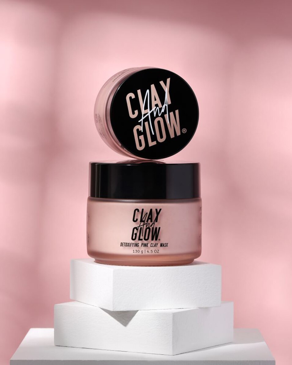 CLAY AND GLOW DETOXIFYING PINK CLAY MASK MASQUE DÉTOXIFIANT 130 G 5