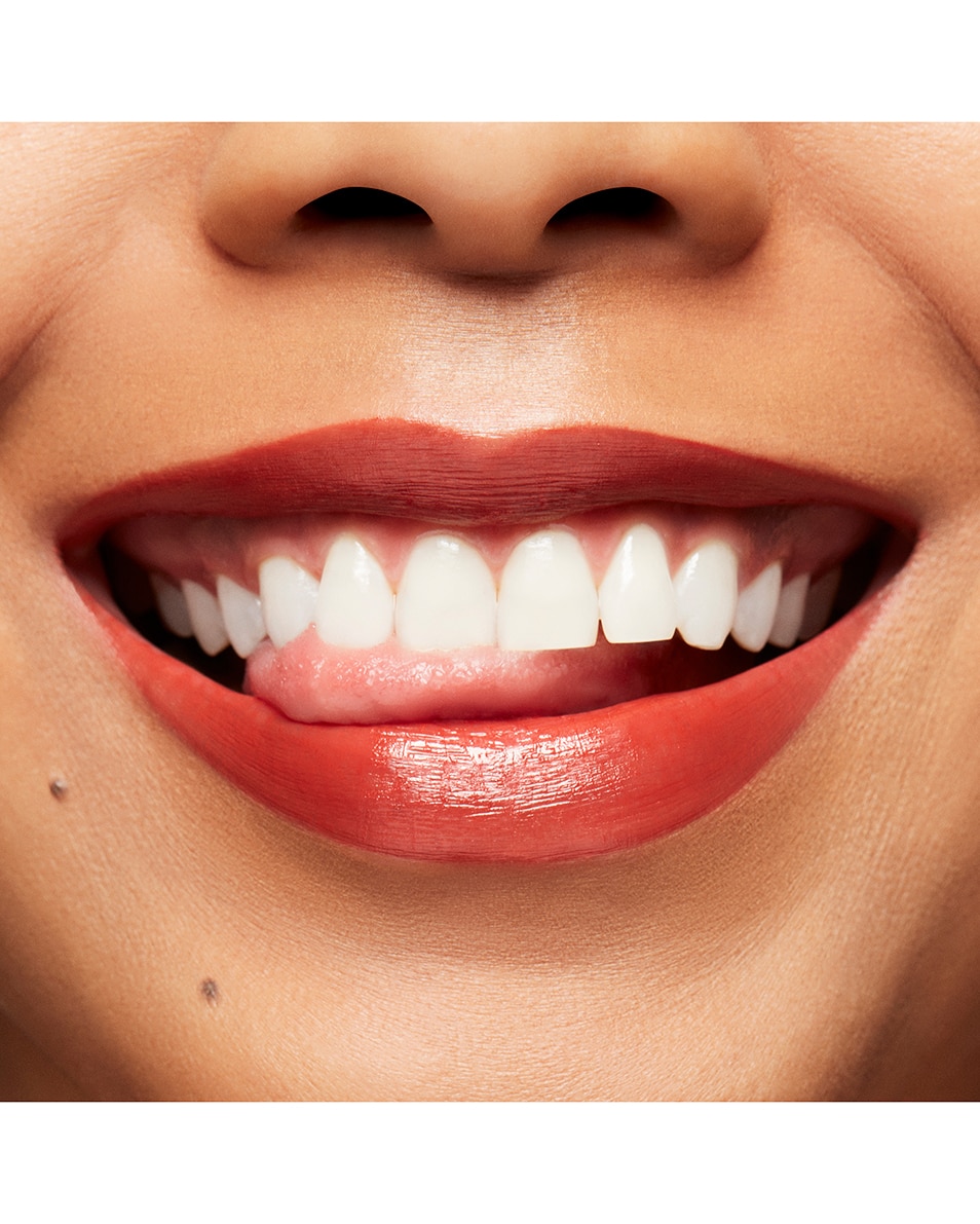 M.A.C LUSTREGLASS SHEER SHINE LIPSTICK ROUGE A LEVRES HYDRATANT LONGUE TENUE Chili Popper 5