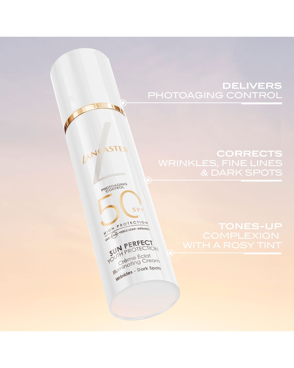 LANCASTER Sun Perfect Crème Solaire Éclat SPF50 50 ML 5