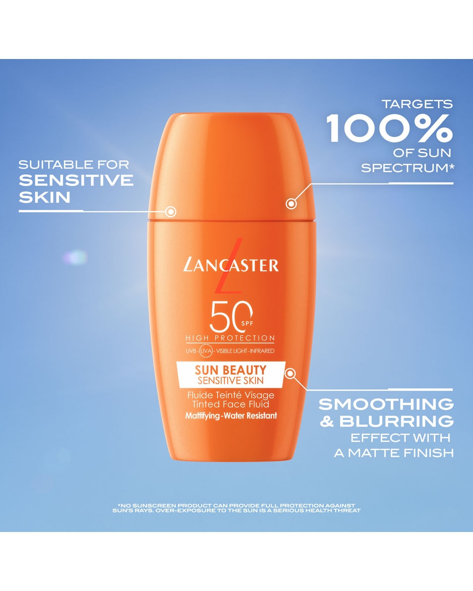 Fluide Teinté Visage Peaux Sensibles SPF50