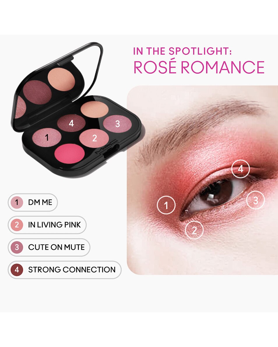 M.A.C CONNECT IN COLOUR EYE SHADOW PALETTE PALETTE FARDS À PAUPIÈRES – FINIS DIFFÉRENTS 5