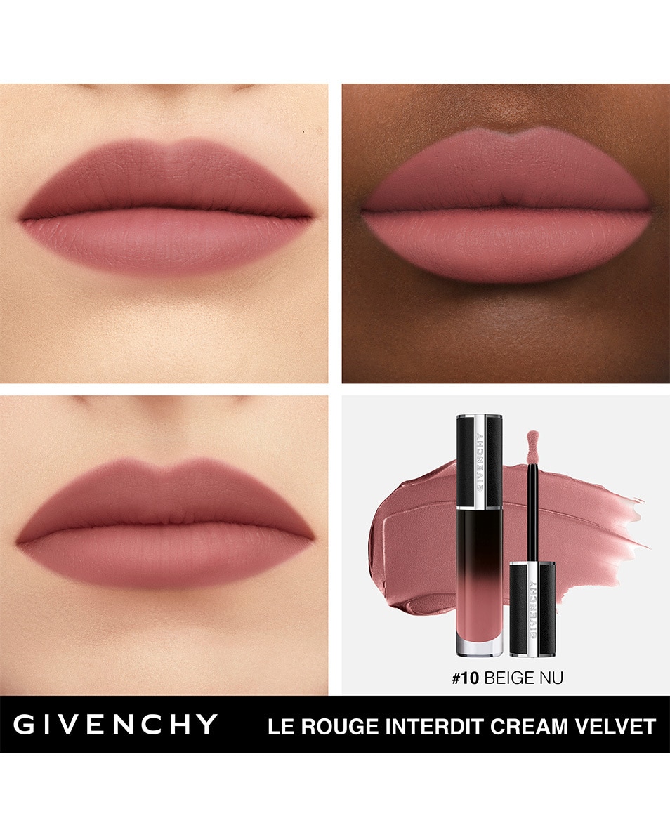 GIVENCHY COSMETICS LE ROUGE INTERDIT CREAM VELVET MATITÉ CRÉMEUSE - COULEUR LONGUE DURÉE 5