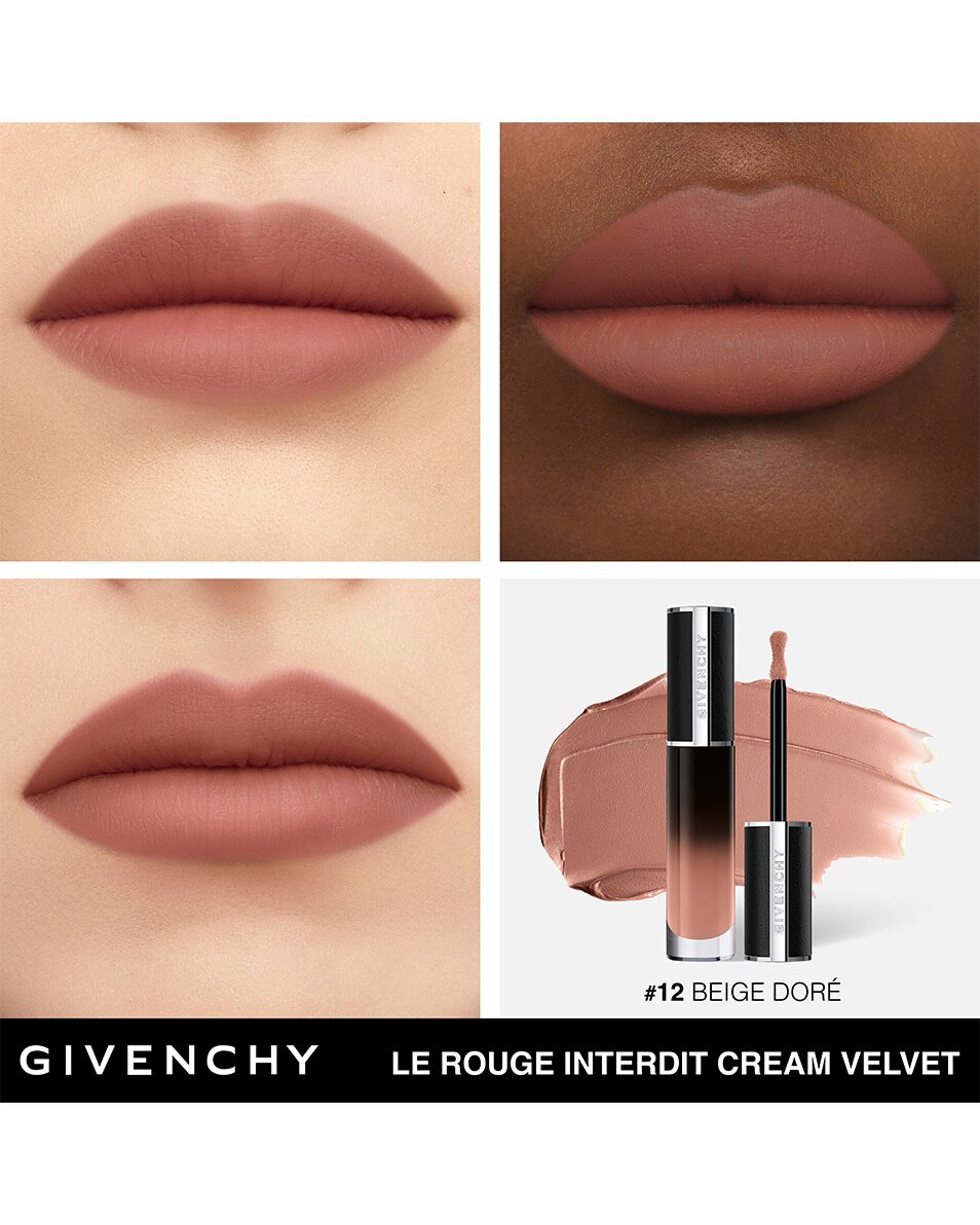 GIVENCHY COSMETICS LE ROUGE INTERDIT CREAM VELVET MATITÉ CRÉMEUSE - COULEUR LONGUE DURÉE Beige Doré 5