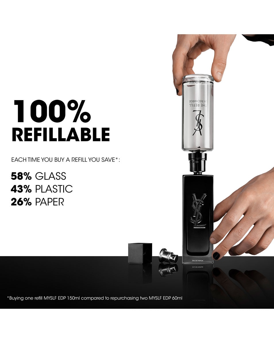 YVES SAINT LAURENT MYSLF Eau De Parfum - Parfum Rechargeable Homme 100 ML 5