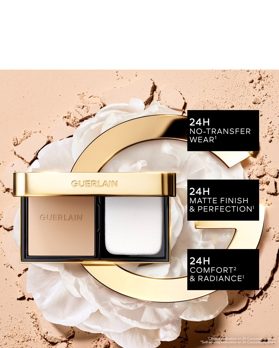 GUERLAIN PARURE GOLD SKIN CONTROL FOND DE TEINT COMPACT HAUTE PERFECTION & MATITÉ - RECHARGE 0N NEUTRAL/NEUTRE 5
