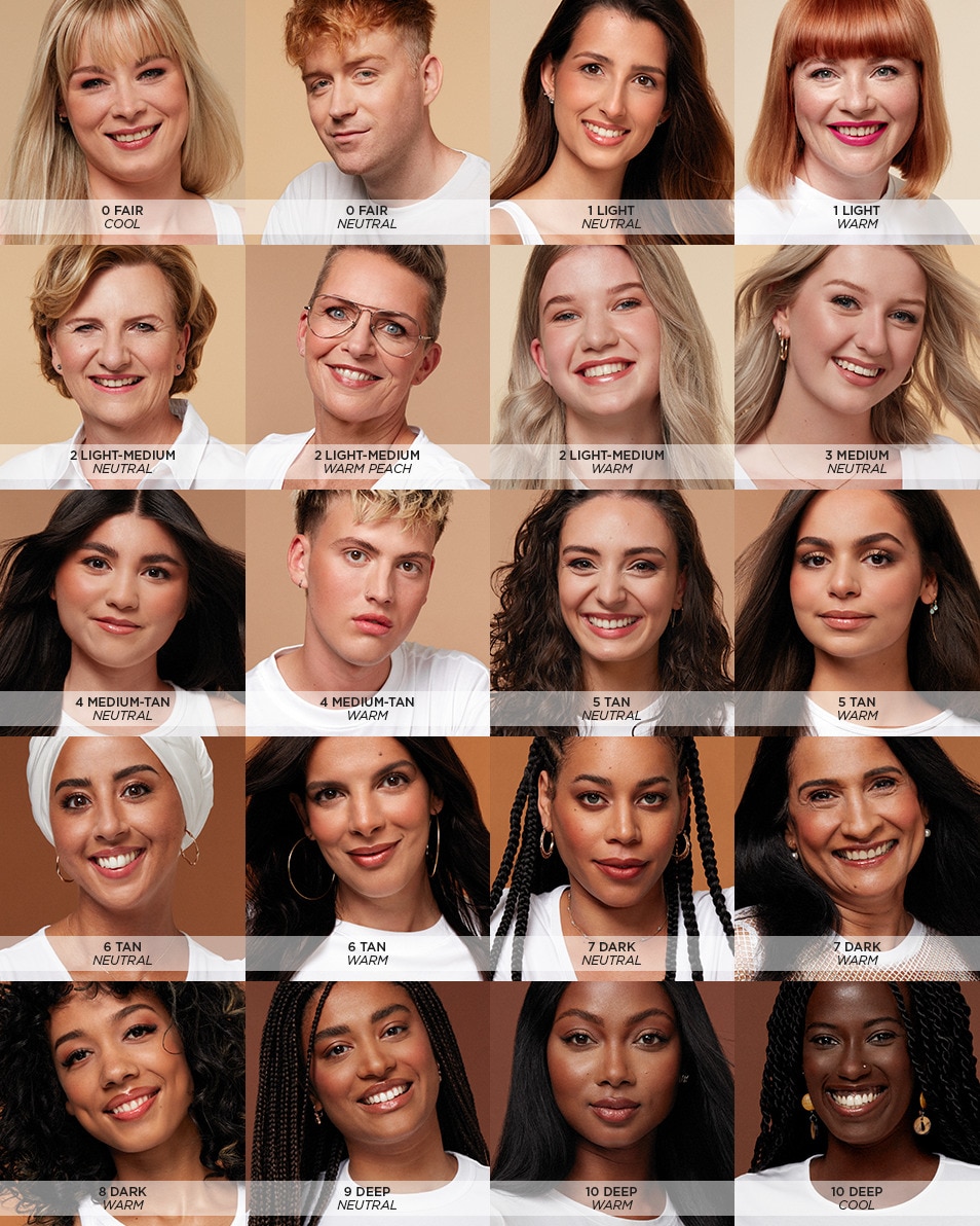 BE Creative Make Up FEATHER FINISH MATTE FOUNDATION FOND DE TEINT MATTE 10 DEEP COOL 5