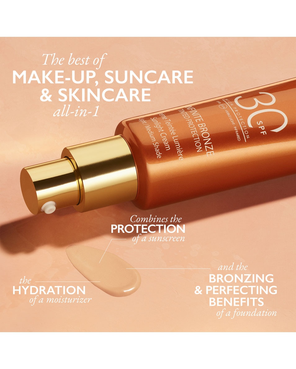 LANCASTER Infinite Bronze Crème Solaire Protectrice Teintée SPF 30 Claire/Moyenne 50 ML 5