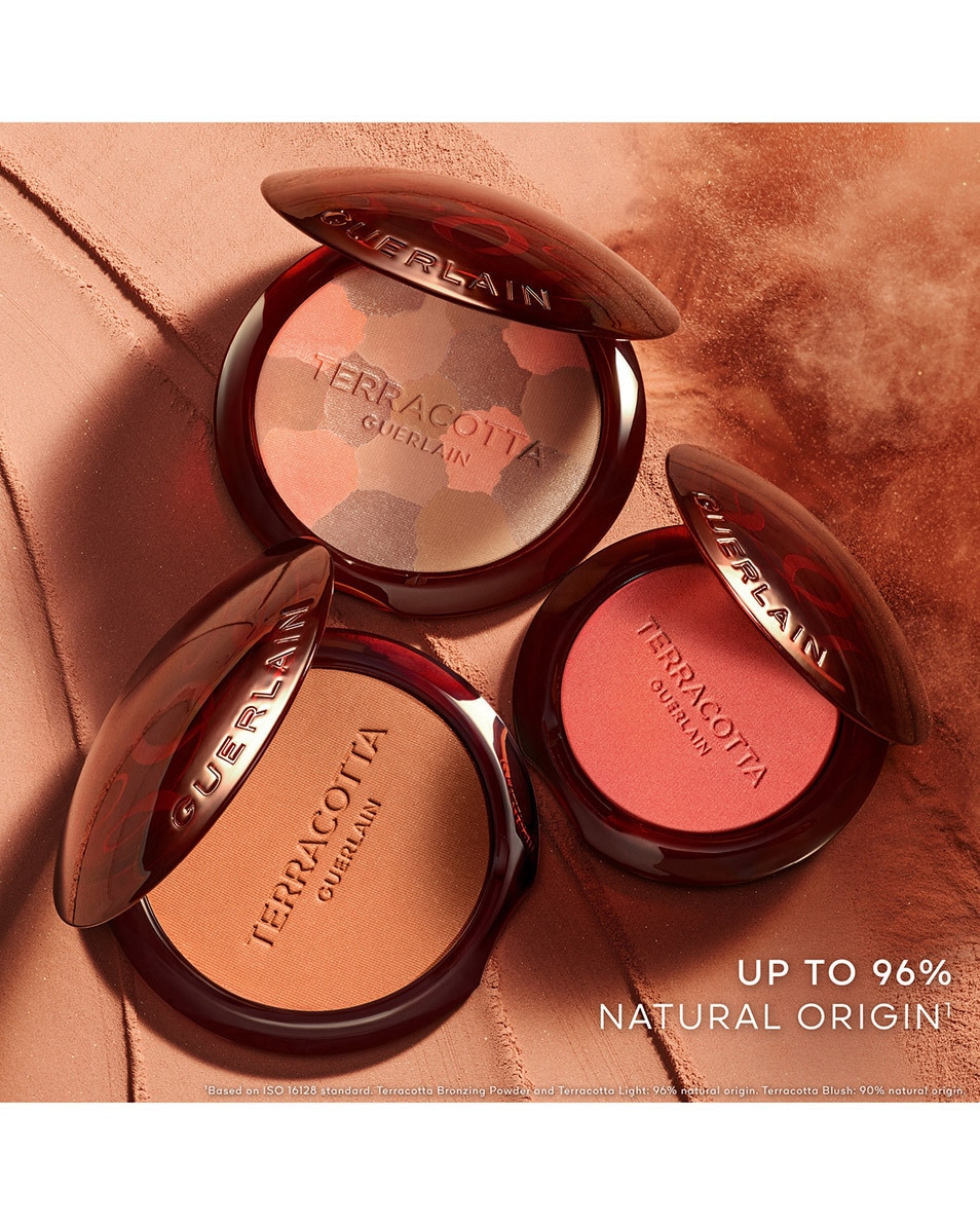 GUERLAIN Terracotta Blush Le fard à joues effet bonne mine , 90% d’ingrédients d’origine naturelle 03 Nude Foncé 5