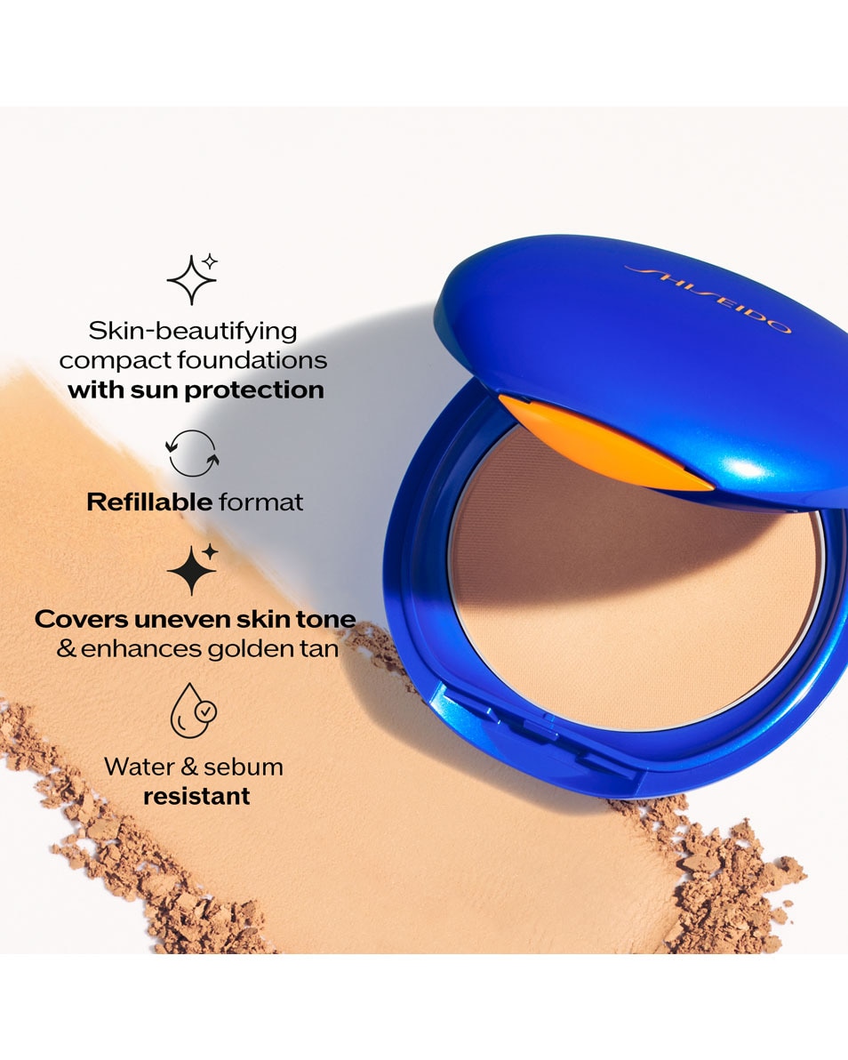SHISEIDO Suncare Fond de Teint Compact Protecteur UV SPF30 Medium Ivory