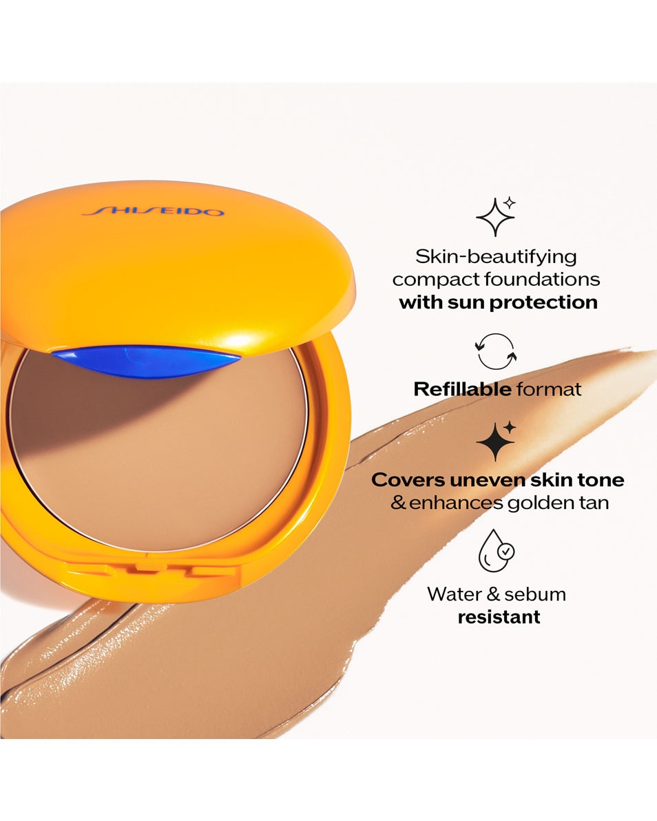 SHISEIDO Suncare Fond de Teint Compact Bronzant UV SPF10 Honey 5