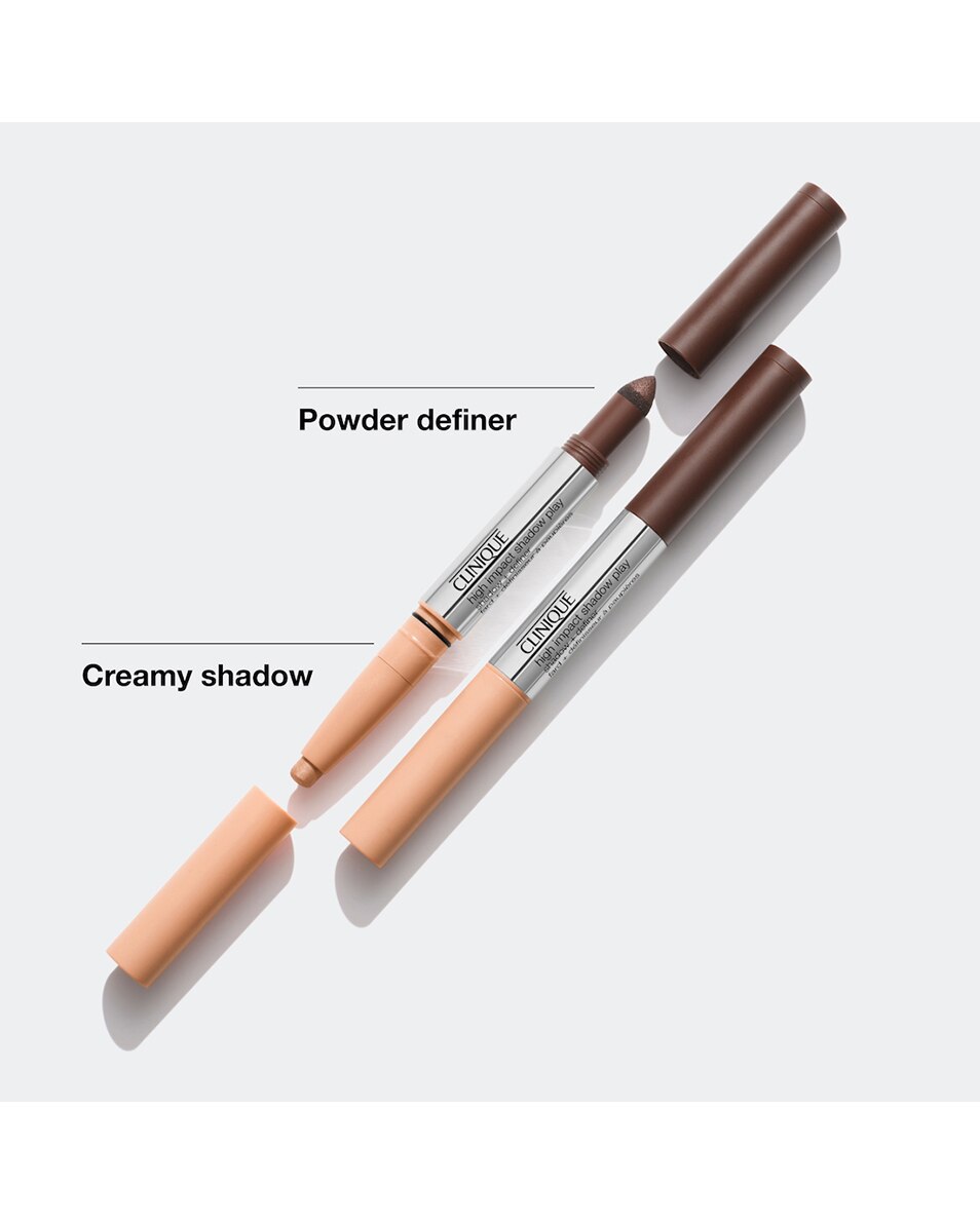 CLINIQUE High Impact Shadow Play™ Shadow + Definer Ombre à paupières en stick - pigmenté & fini crémeux STRAWBERRIES & CHOCOLATE 5