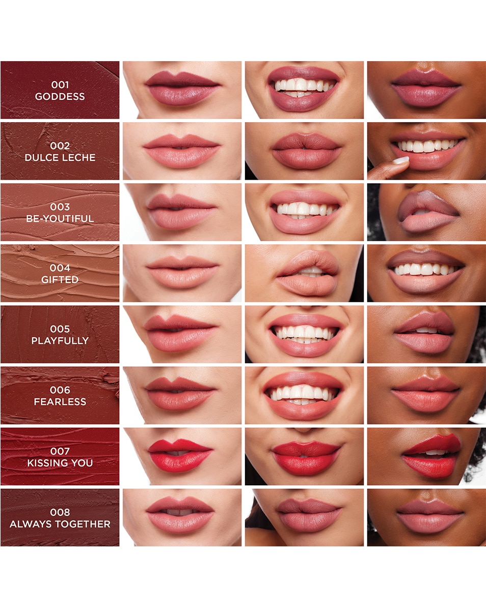 BE Creative Make Up Color Blend Rouge à lèvres satiné hydratant et longue tenue N004 GIFTED 5