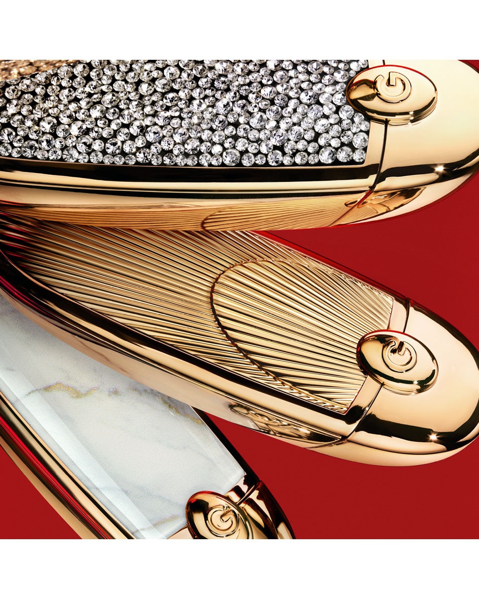 GUERLAIN ROUGE G L'écrin bijou double miroir LE MARBRE 5