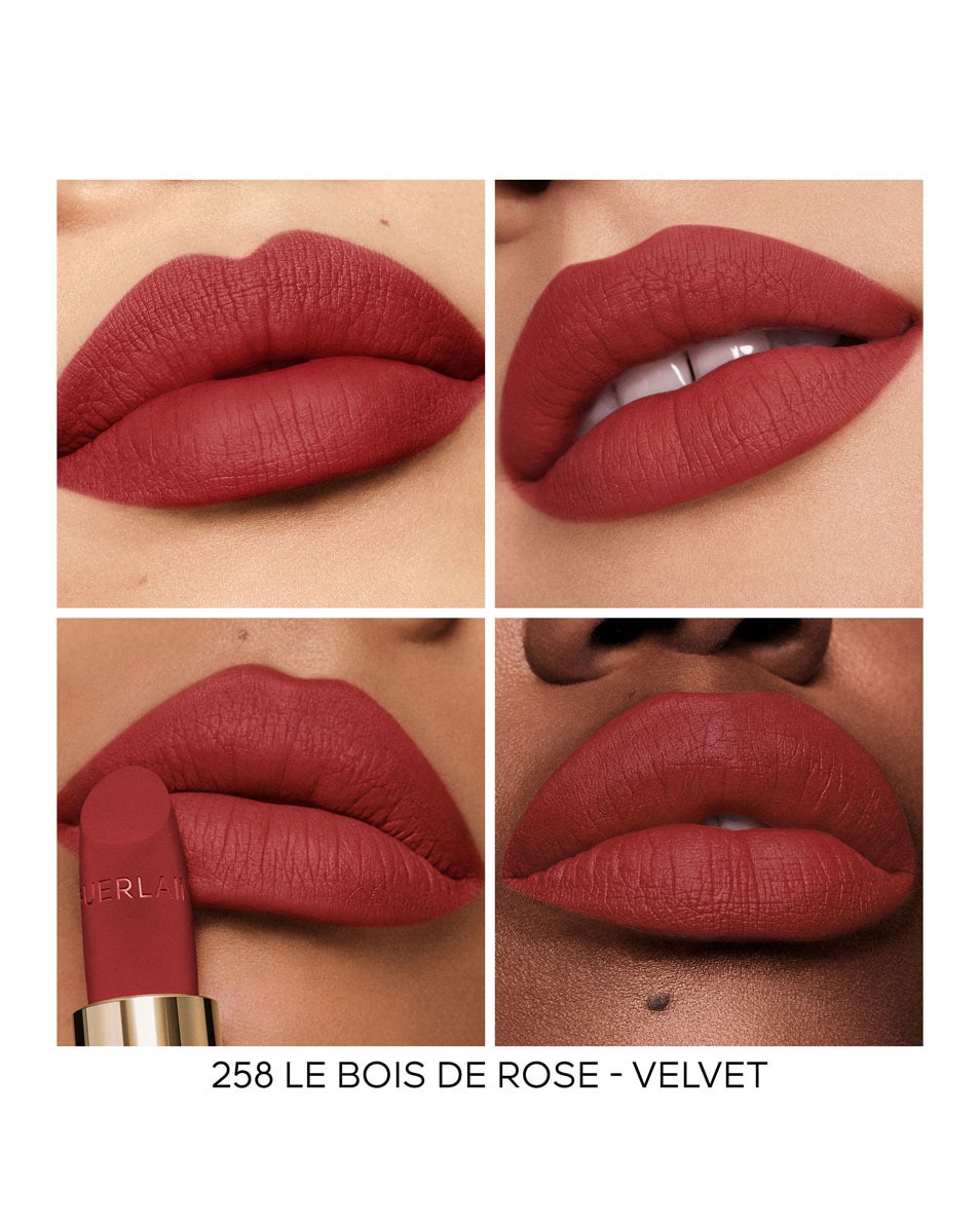 GUERLAIN Rouge G La recharge - Le rouge à lèvres soin personnalisable 258 LE BOIS DE ROSE – VELVET 5