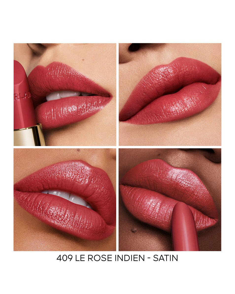 GUERLAIN Rouge G La recharge - Le rouge à lèvres soin personnalisable 409 LE ROSE INDIEN - SATIN 5