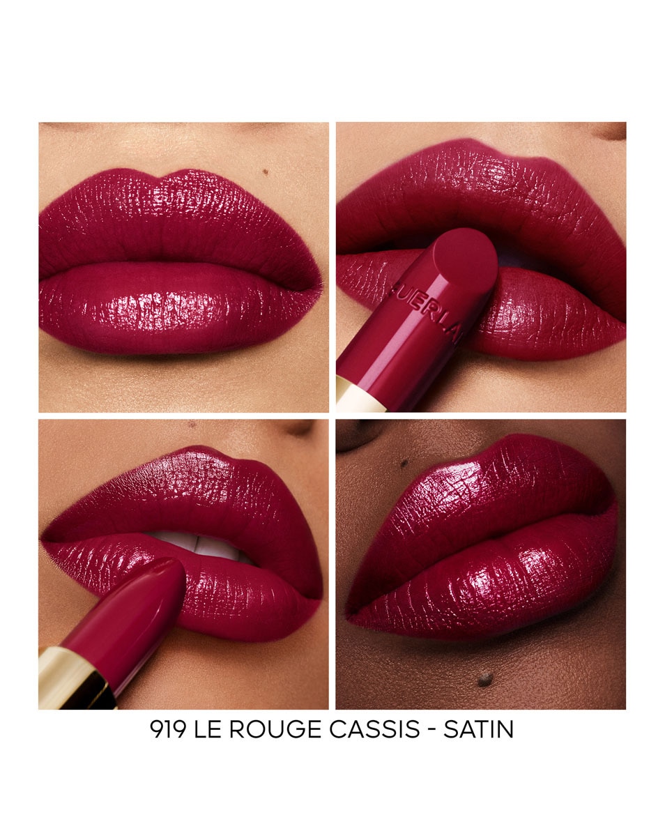 GUERLAIN Rouge G La recharge - Le rouge à lèvres soin personnalisable 919 LE ROUGE CASSIS - SATIN 5