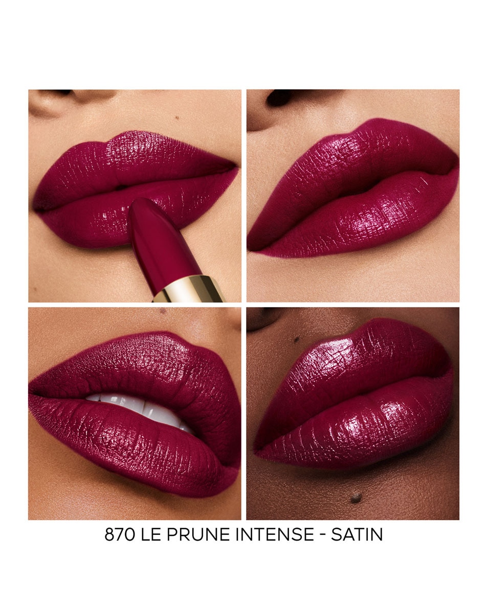 GUERLAIN Rouge G La recharge - Le rouge à lèvres soin personnalisable 870 LE PRUNE INTENSE - SATIN 5
