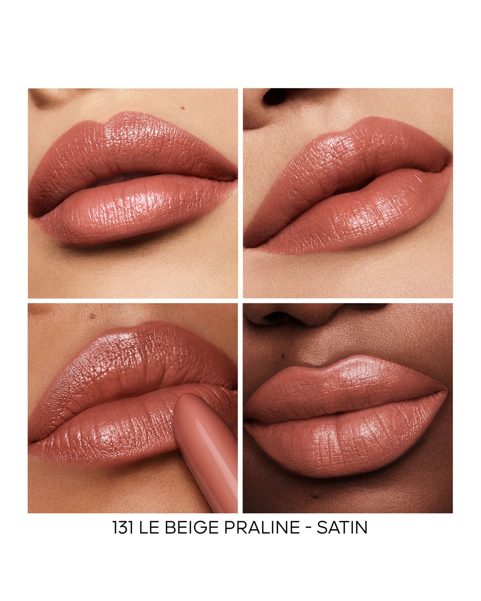 GUERLAIN Rouge G La recharge - Le rouge à lèvres soin personnalisable 131 LE BEIGE PRALINE - SATIN 5