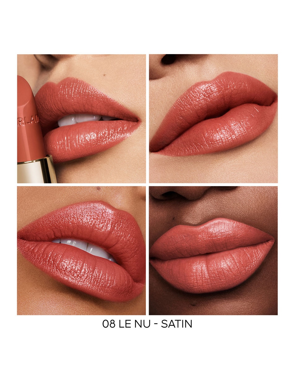 GUERLAIN Rouge G La recharge - Le rouge à lèvres soin personnalisable 08 LE NU - SATIN 5