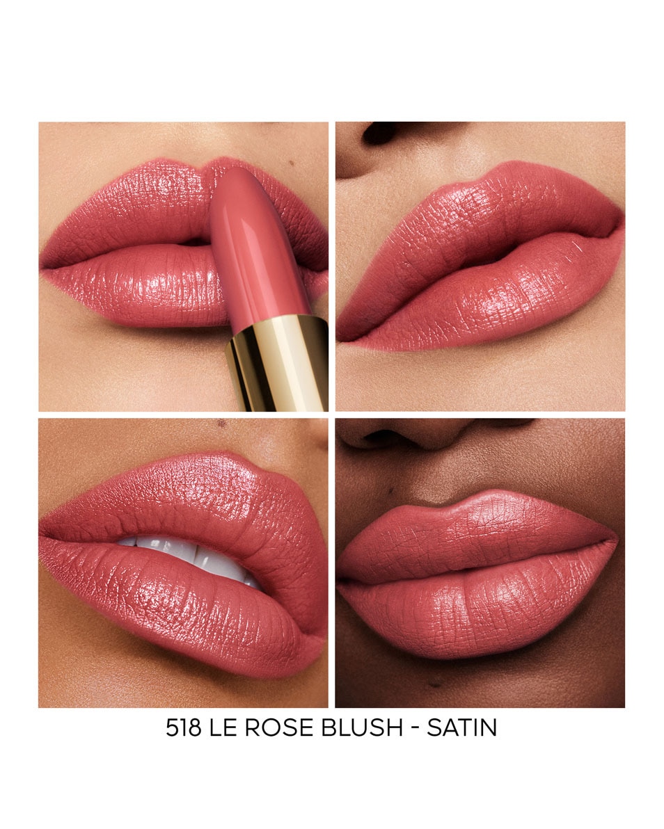 GUERLAIN Rouge G La recharge - Le rouge à lèvres soin personnalisable 518 LE ROSE BLUSH - SATIN 5