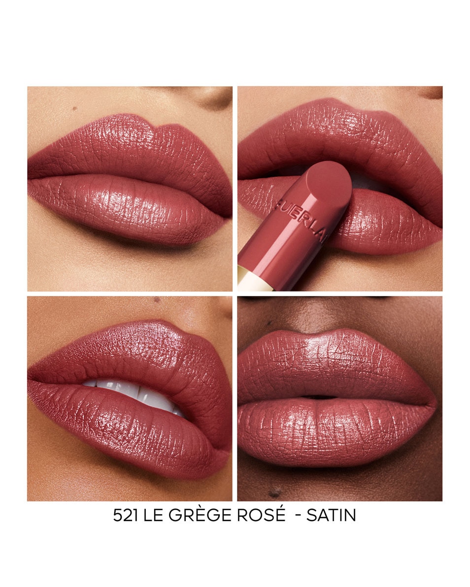 GUERLAIN Rouge G La recharge - Le rouge à lèvres soin personnalisable 521 LE GRÈGE ROSÉ - SATIN 5