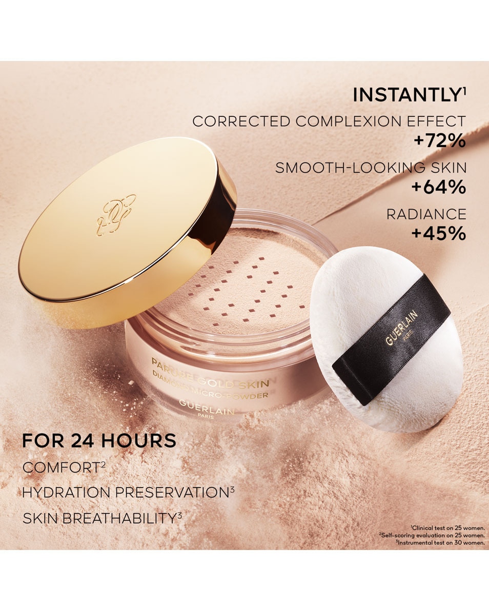 GUERLAIN Parure Gold POUDRE LIBRE MICRO-PERFECTION TRANSPARENCE & LUMIÈRE 02 CLAIR 5
