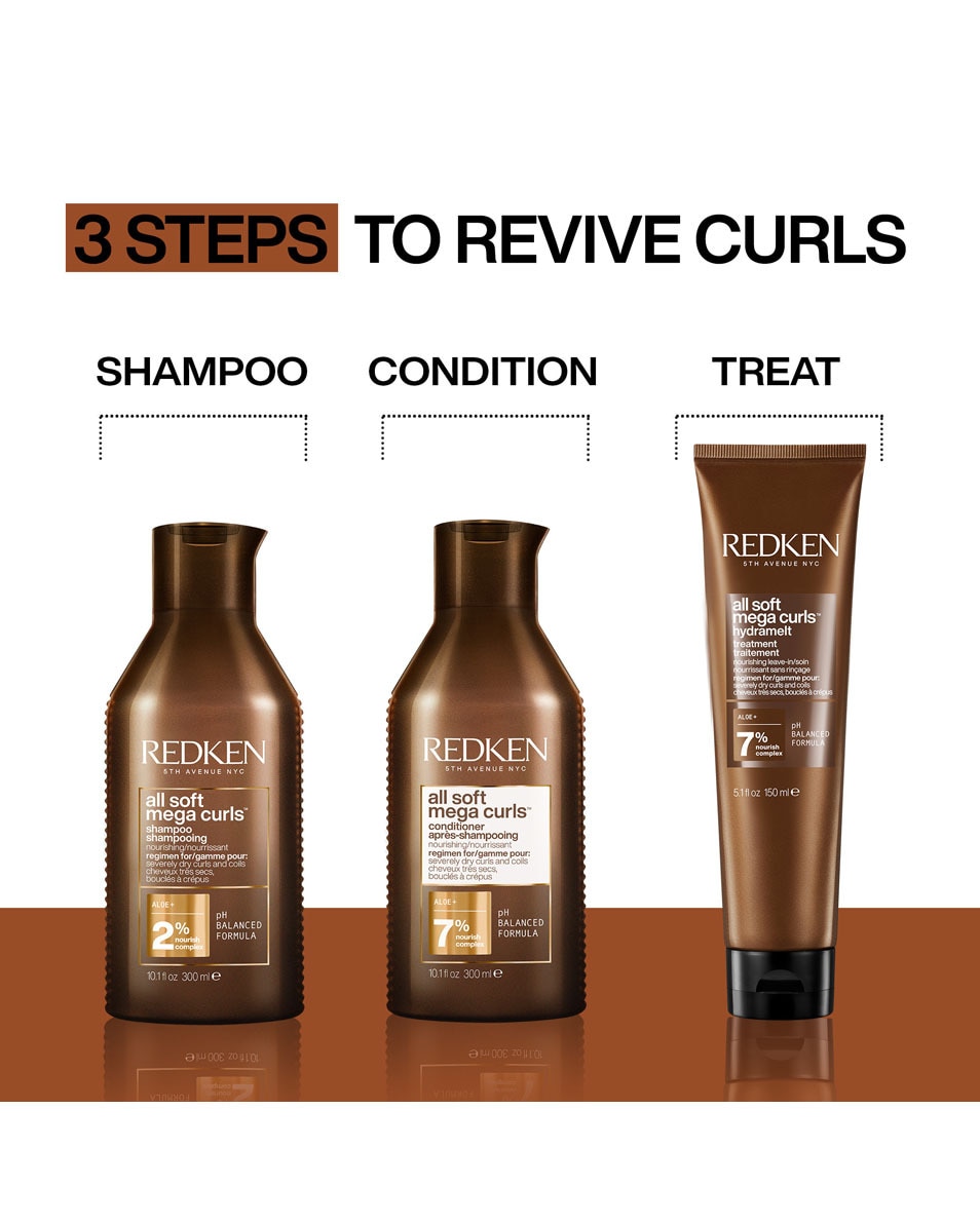 REDKEN All Soft Mega Curls Après-shampooing nourrissant et hydratant 300 ML 5
