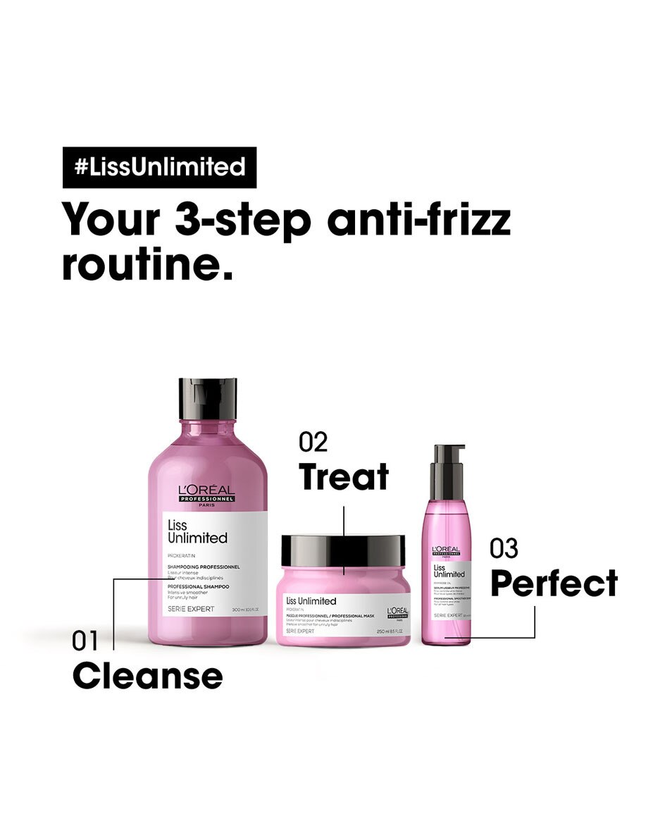 L'OREAL PROFESSIONNEL Liss Unlimited Masque pour cheveux rebelles et difficiles à coiffer 250 ML 5