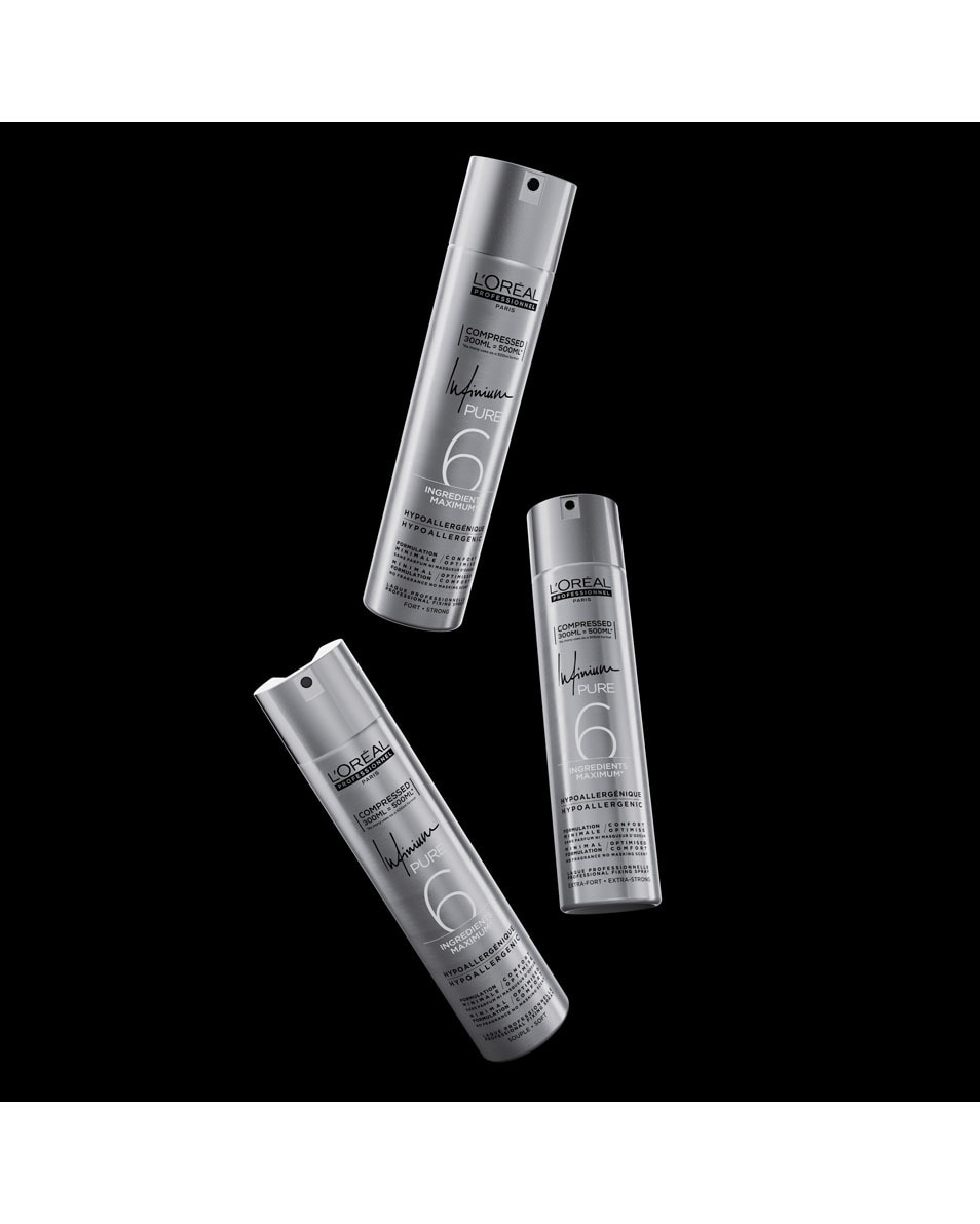 Laque hypoallergénique à fixation légère